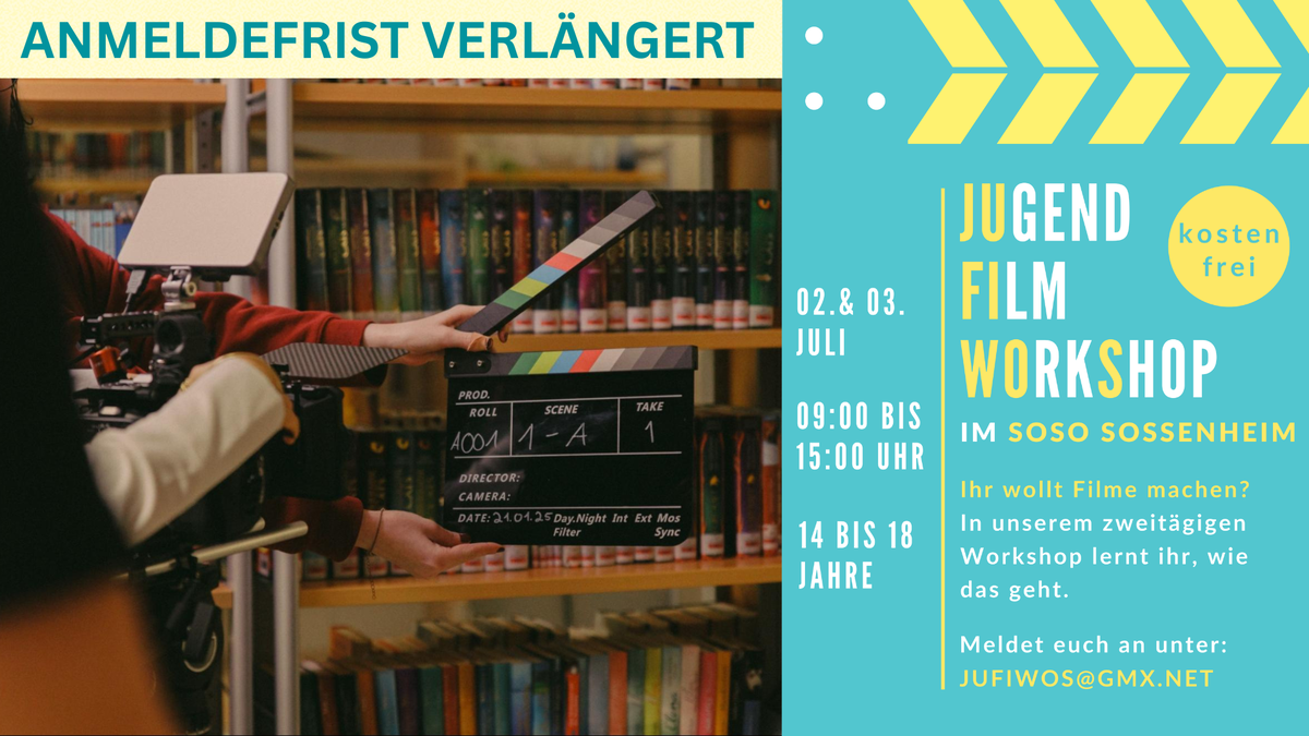 Jugendfilmworkshop im Soso Sossenheim