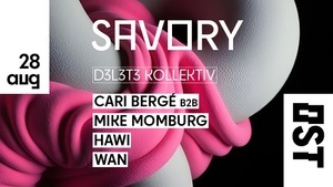 (5€) Savory - Techno Every Thursday