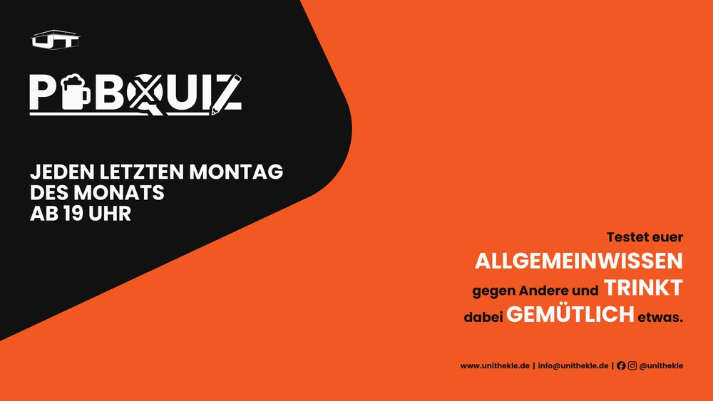 Pubquiz im Unithekle