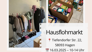 Hausflohmarkt in Hagen Berchum! 🏡🛒