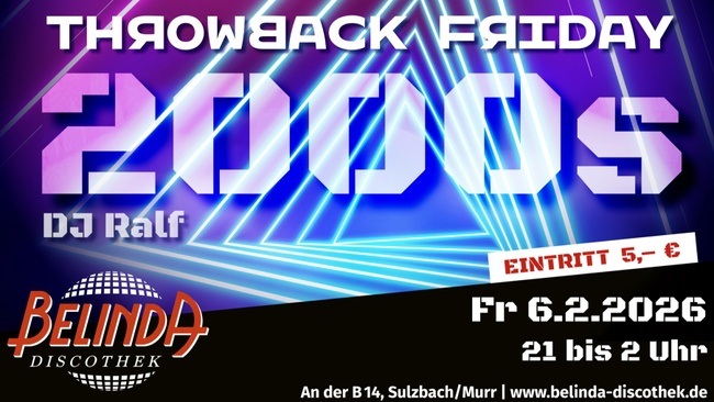 Throwback Friday 2000s – mit DJ Ralf 💿🔥