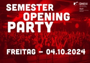 SEMESTER OPENING PARTY