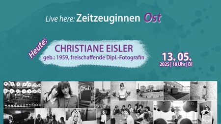 TALK-RUNDE Live here: Zeitzeuginnen Ost