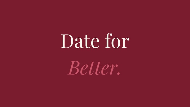 Date for Better - Dating & Gutes tun - YOUNG Edition