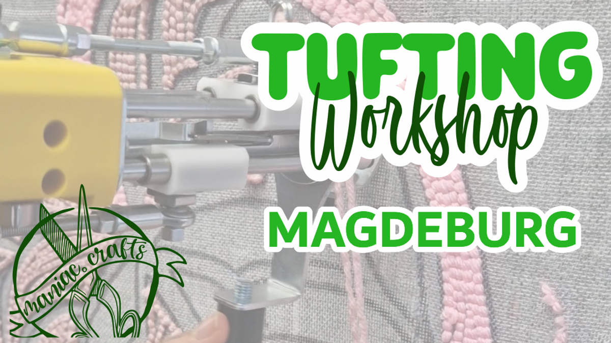 Tufting Workshop Magdeburg - mach dir deinen eigenen flauschigen Teppich!