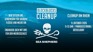 Cleanup am Rhein mit Sea Shepherd