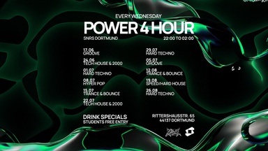 POWER4HOURS - 240MIN RAVE // JEDEN MTTWOCH