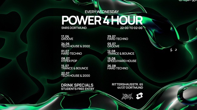 POWER4HOURS - 240MIN RAVE // JEDEN MTTWOCH