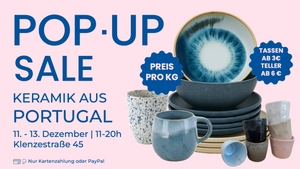 Pop-Up Sale Keramik aus Portugal pro KG