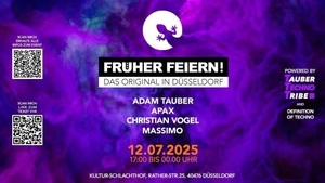 Früher Feiern! Das Original in Düsseldorf.