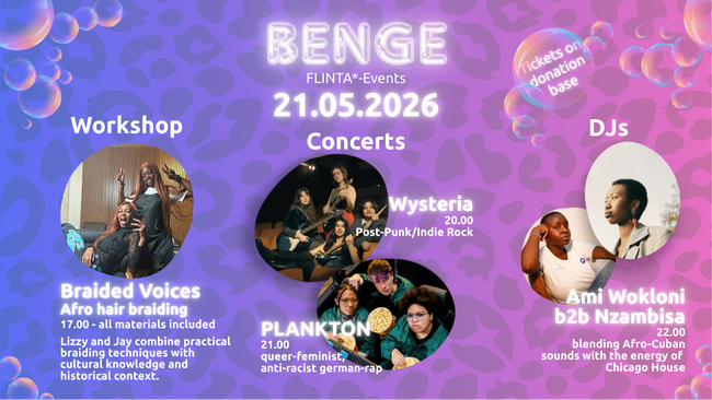 BENGE - FLINTA* Event - 21.05.26