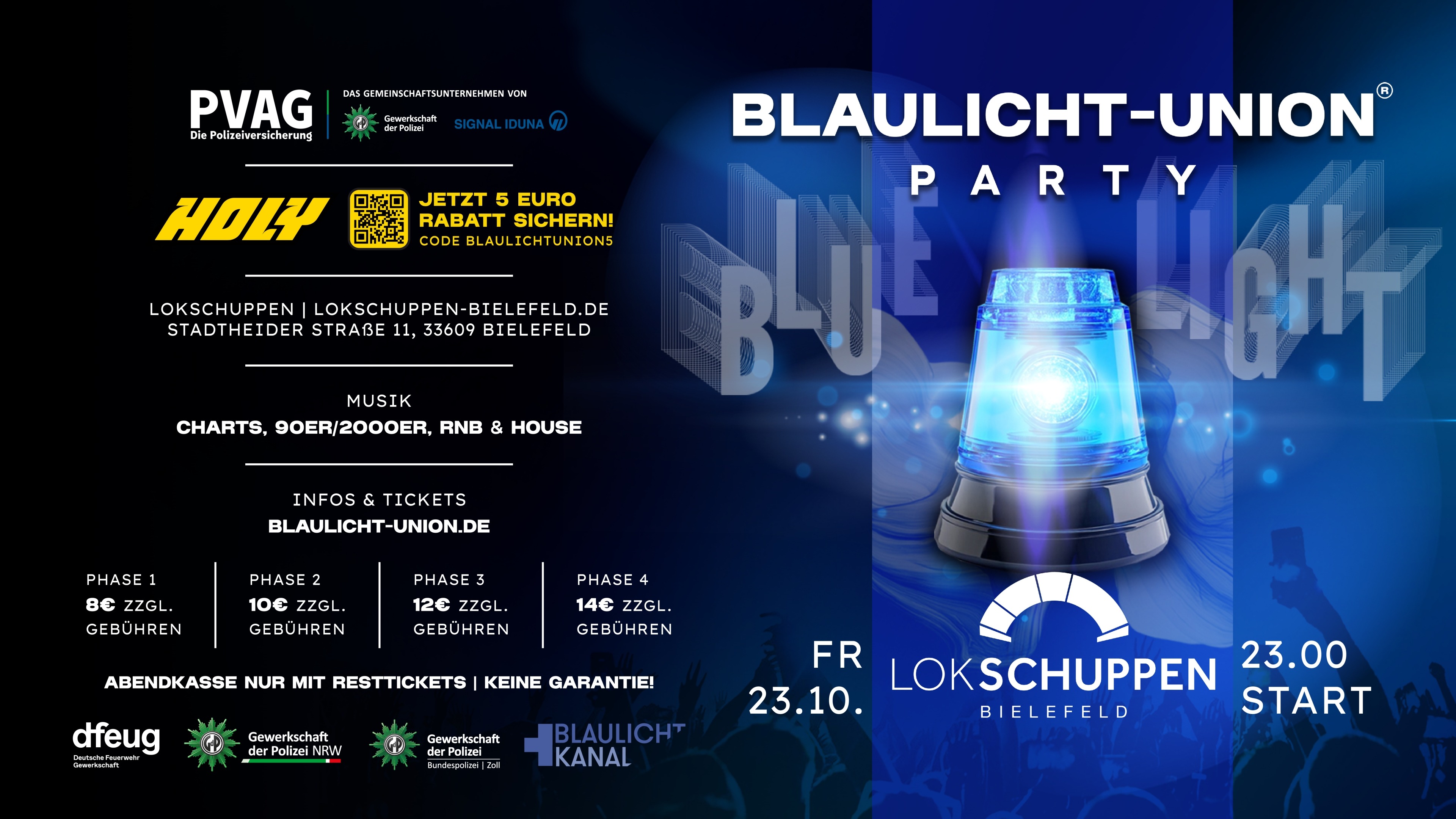 Blaulicht-Union Party - Bielefeld