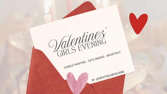 Girls Evening: Valentine’s Candle Painting