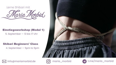 Shibari Einstiegsworkshop mit Maria Morbid