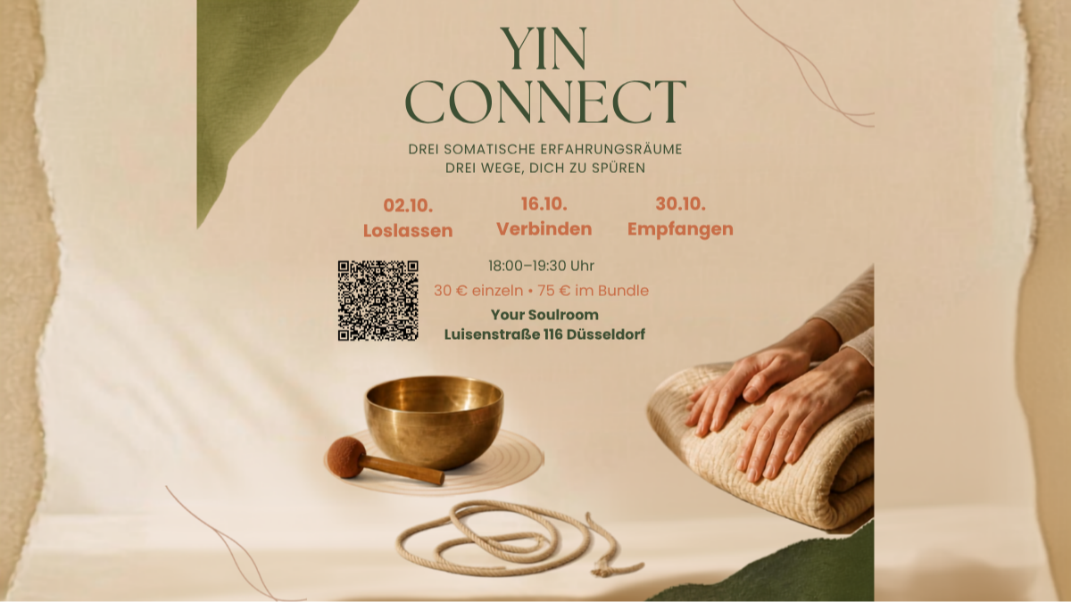 Yin Connect - Drei Abende. Drei somatische Erfahrungsräume