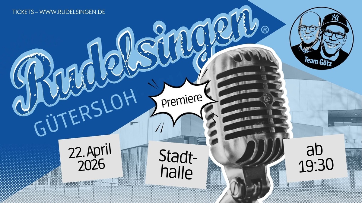 Das 1. Gütersloher RUDELSINGEN in der Stadthalle
