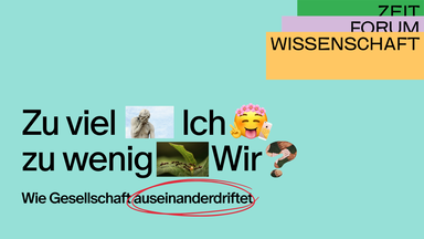 Zu viel Ich, zu wenig Wir? Wie Gesellschaft auseinanderdriftet