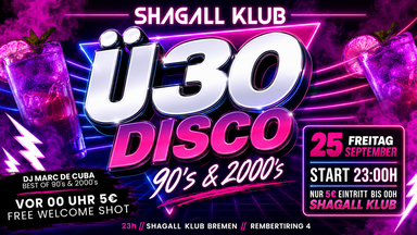 Ü30 DISCO - 90's & 00's