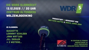Die lange WDR5 Poetry Slamnacht