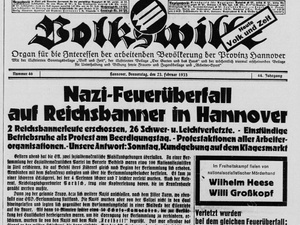 1933: Politik und Terror in Hannover