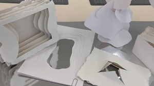 Papierraum: Dreidimensionale Papierobjekte