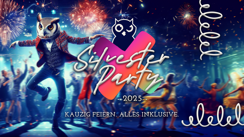 Silvester Party 2025! Kauzig feiern. Alles inklusive.