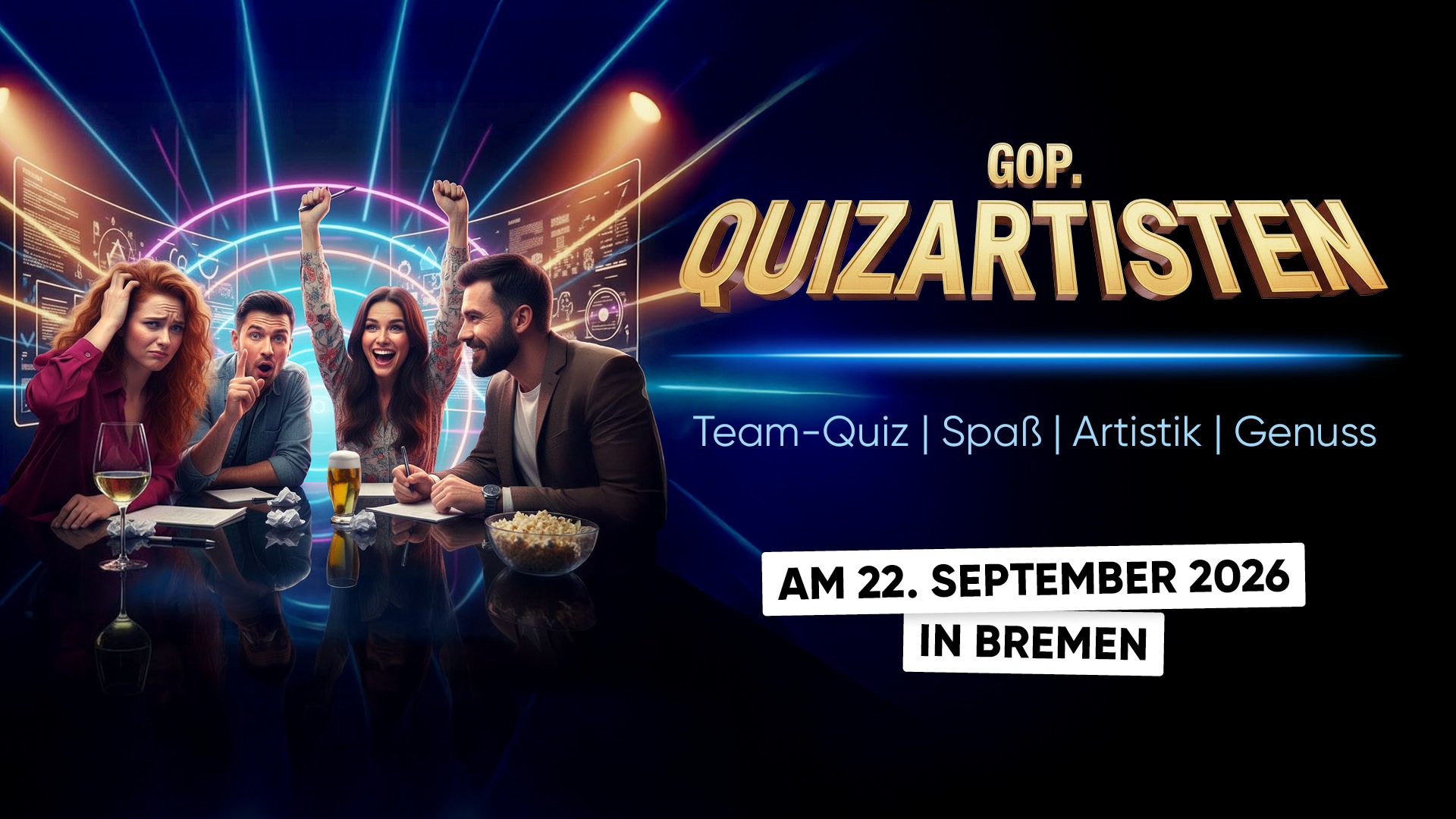 GOP Quizartisten – Team-Quiz, Spaß und Artistik