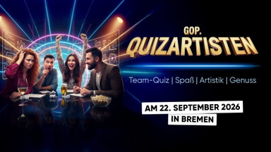 GOP Quizartisten – Team-Quiz, Spaß und Artistik