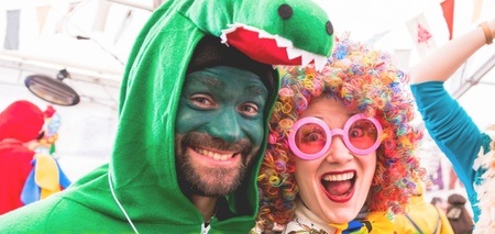 Straßenfest am Faschingsdienstag