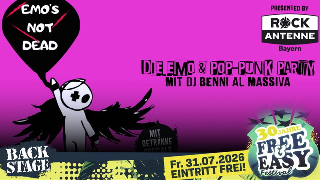 EMO'S NOT DEAD | FREE & EASY FESTIVAL 2026