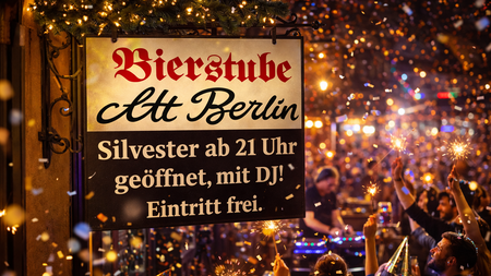 Kneipen Silvester Party