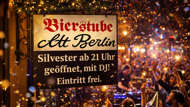 Kneipen Silvester Party