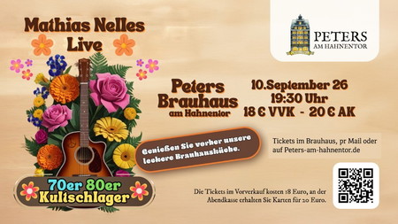 Mathias Nelles Live, Kultschlager der 70er und 80er