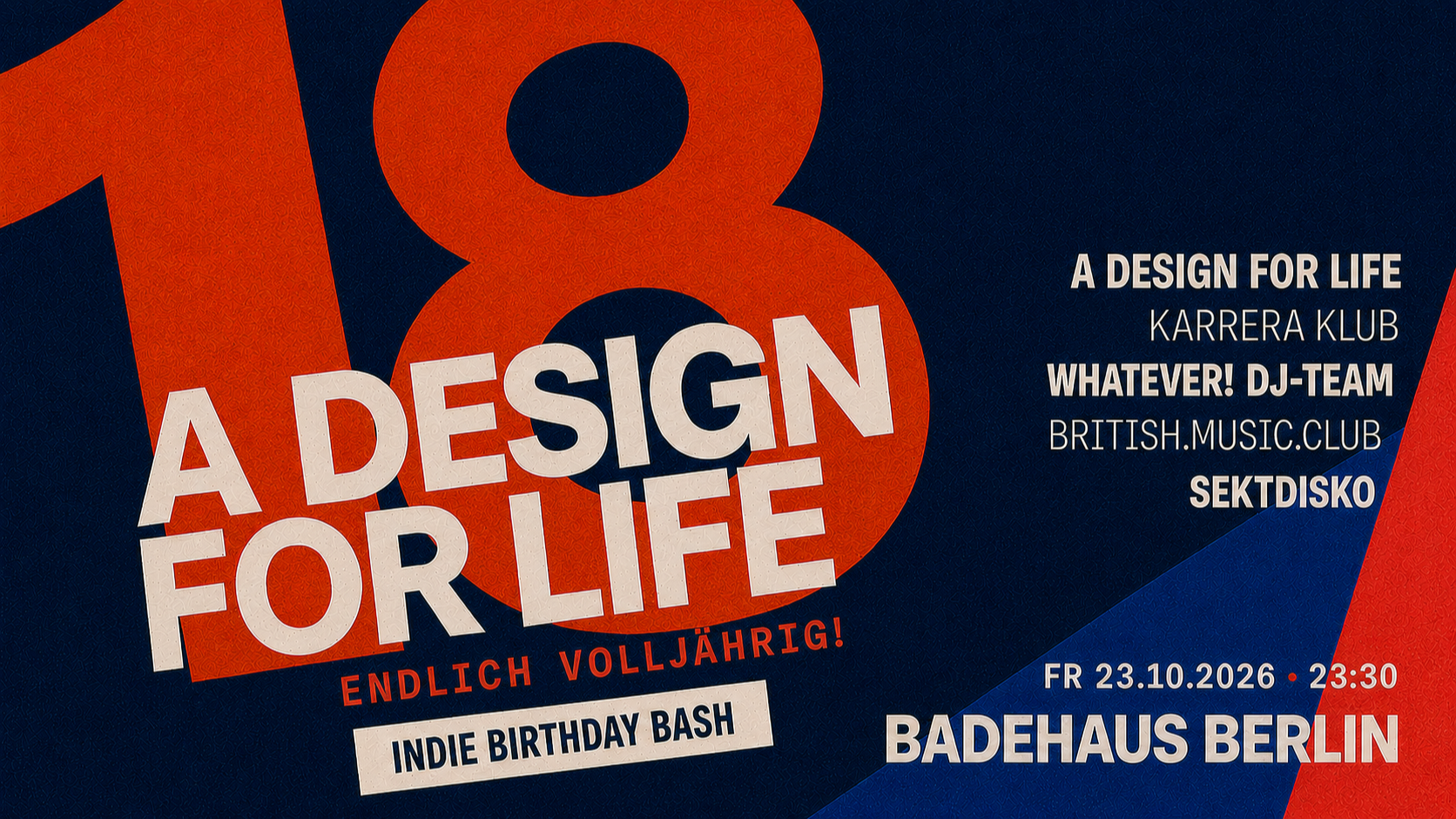 18 Jahre A Design For Life - Endlich Volljärig!