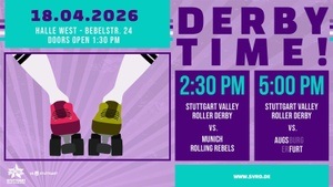 ROLLER DERBY LIVE: Double-Header vs. München und Augsfurt