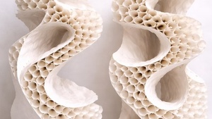 Skulpturale Papier-Waben