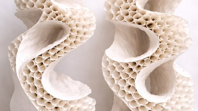 Skulpturale Papier-Waben