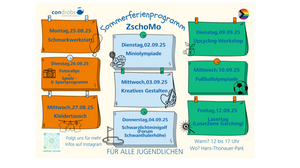 Ferienprogramm ZschoMo - mob. Jugendarbeit von Condrobs e.V.
