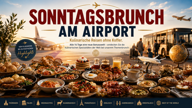 Amerikanischer Brunch am Airport