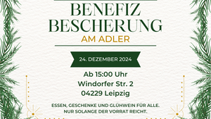 Benefiz-Weihnachtsbescherung AM ADLER: Gemeinsam statt einsam