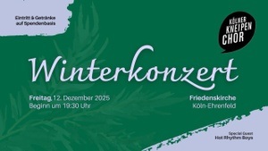 Winterkonzert Kölner Kneipenchor feat. Hot Rhythm Boys