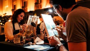 Tipsy and Artsy: Kunst- und Trinkabend