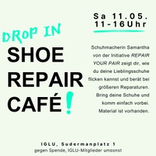 Schuhmacherei Workhsop mit Samantha von Repair your  pair!