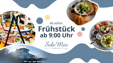 Frühstück mit Seeblick