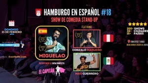 Hamburgo en Español #18 Comedia stand-up | De España, Perú y México