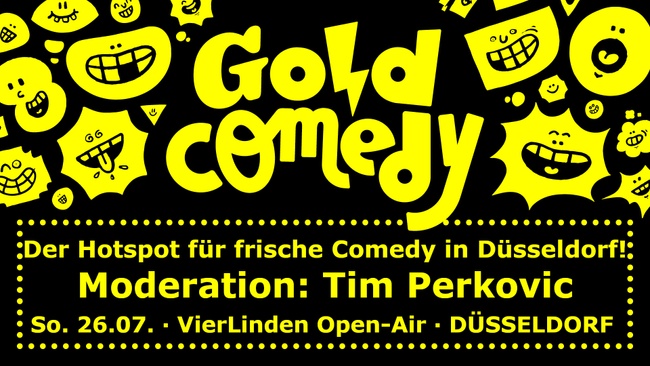 GoldComedy - Open-Air Edition - Der Hotspot für frische Comedy in Düsseldorf!