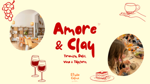 Amore & Clay - Tiramisu, Dolci, Vino & Töpfern im Studio Calma in Düsseldorf