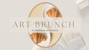 ArtBrunch: Textured art auf Leinwand inkl. Frühstück
