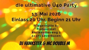 Disco Is Back - die ultimative Ü40 Party in Leverkusen