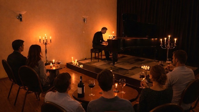 Piano & Wine - Ein stilvoller Abend mit Live-Klavier und Wein